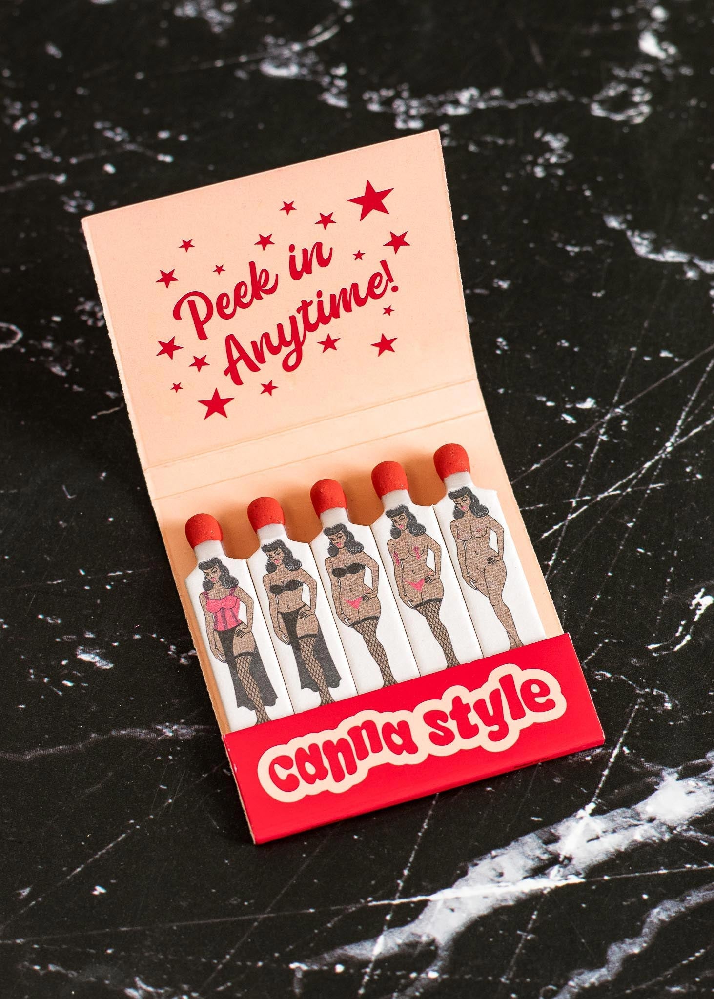 burlesque matchbook