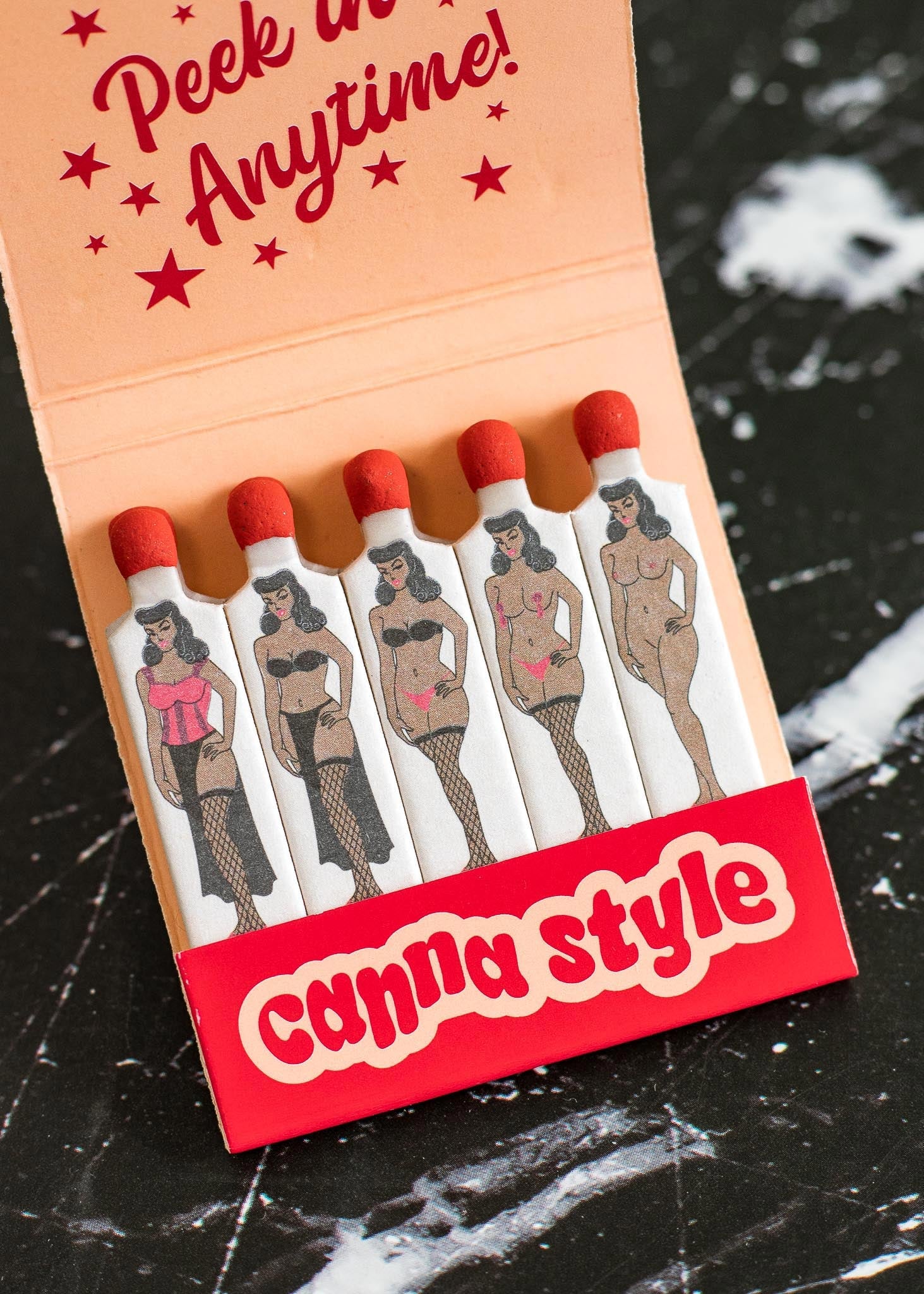 burlesque matchbook