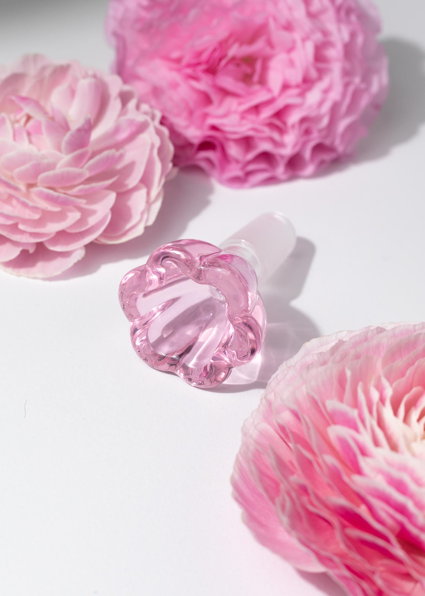 pink flower bowl for bong