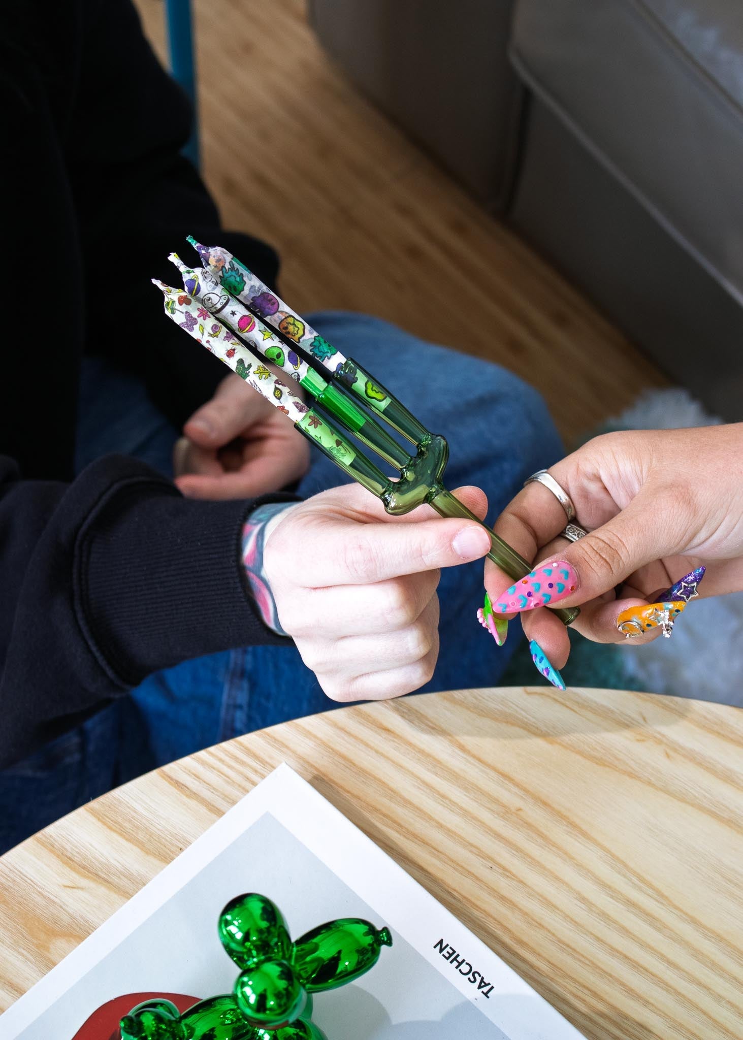 TRIPLE JOINT HOLDER - GREEN