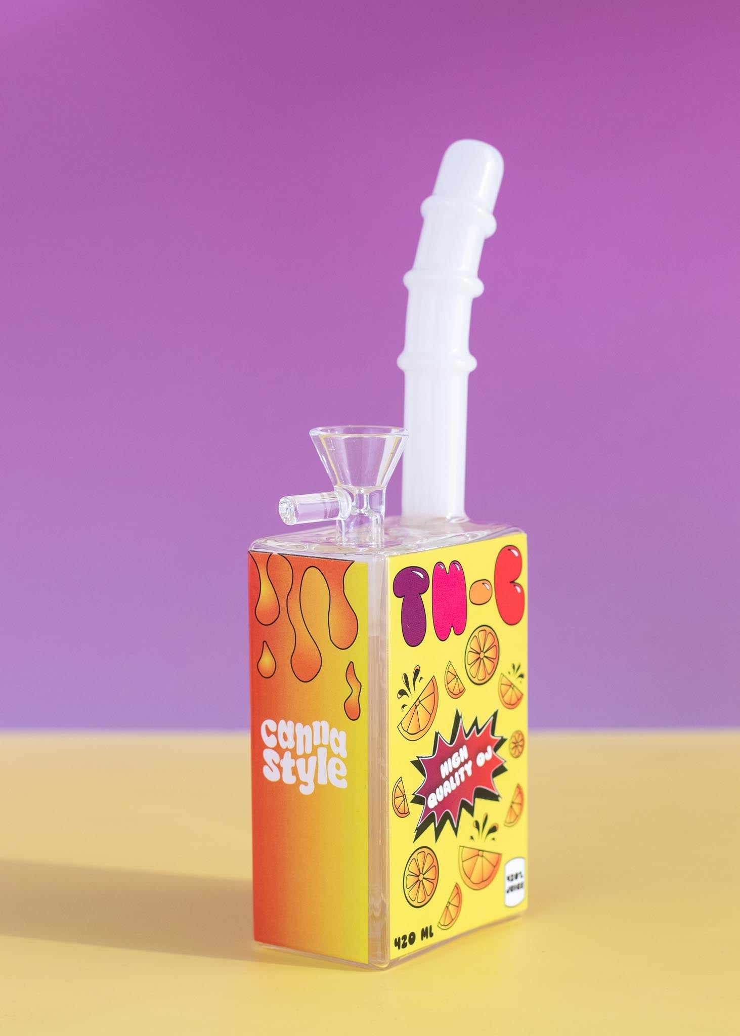 orange juice box bong