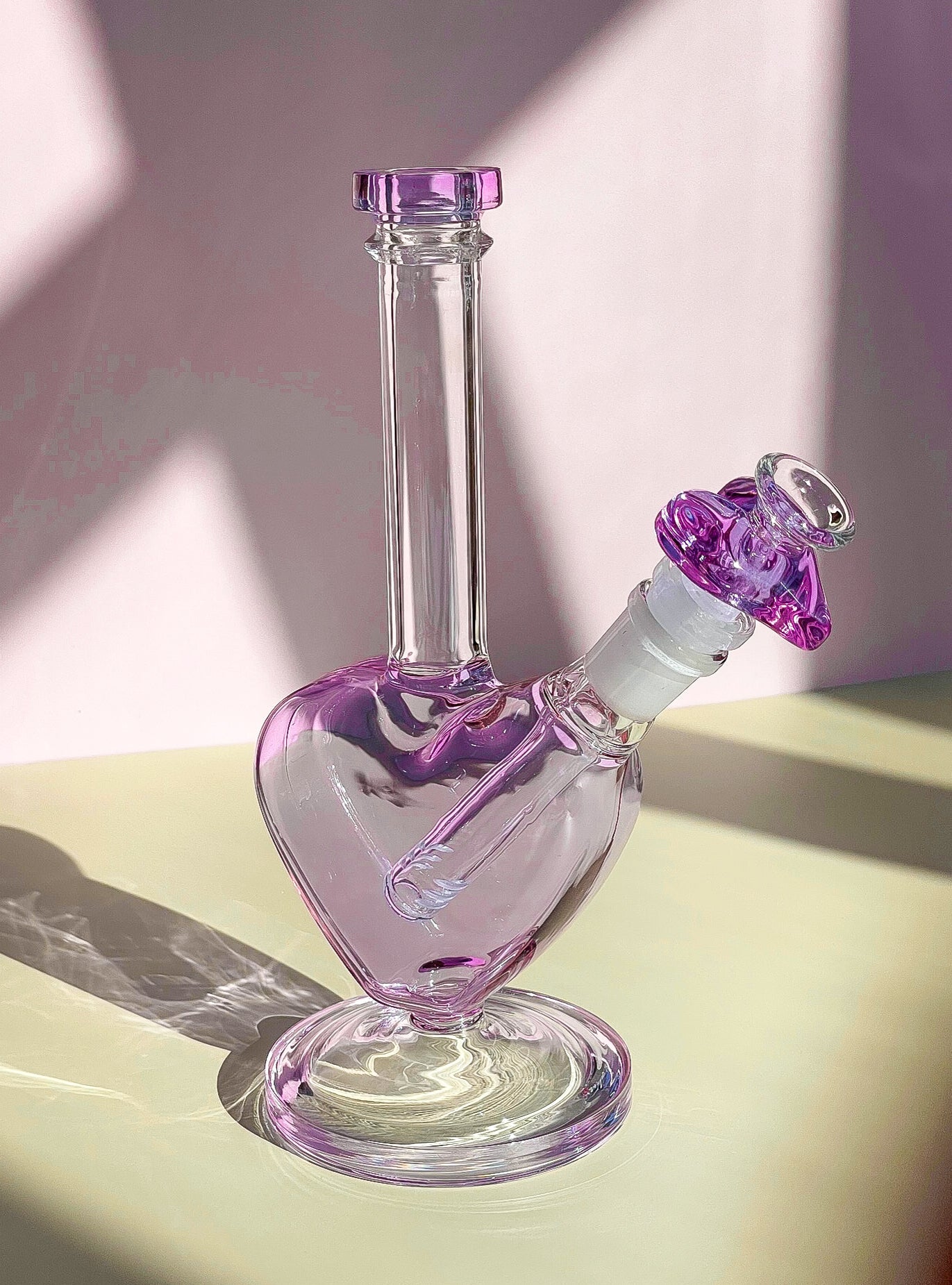 lavender heart bong