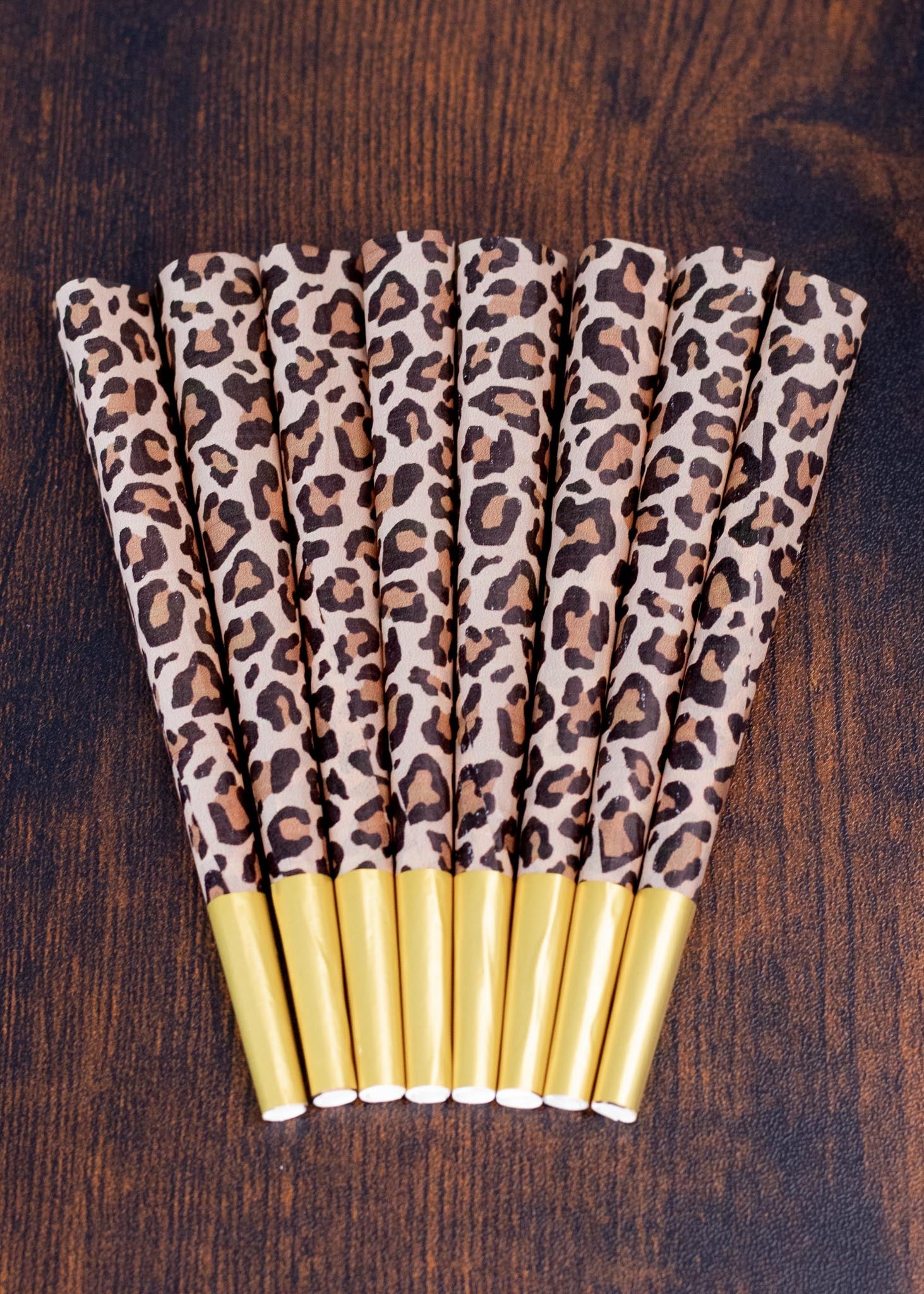 LEOPARD CONES (8-pack)