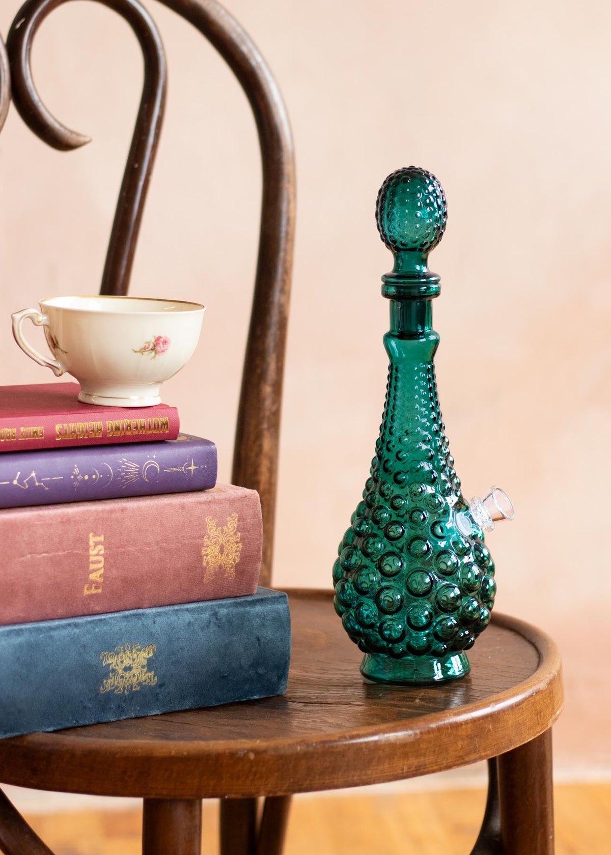 HOBNAIL VASE BONG - TURQUOISE