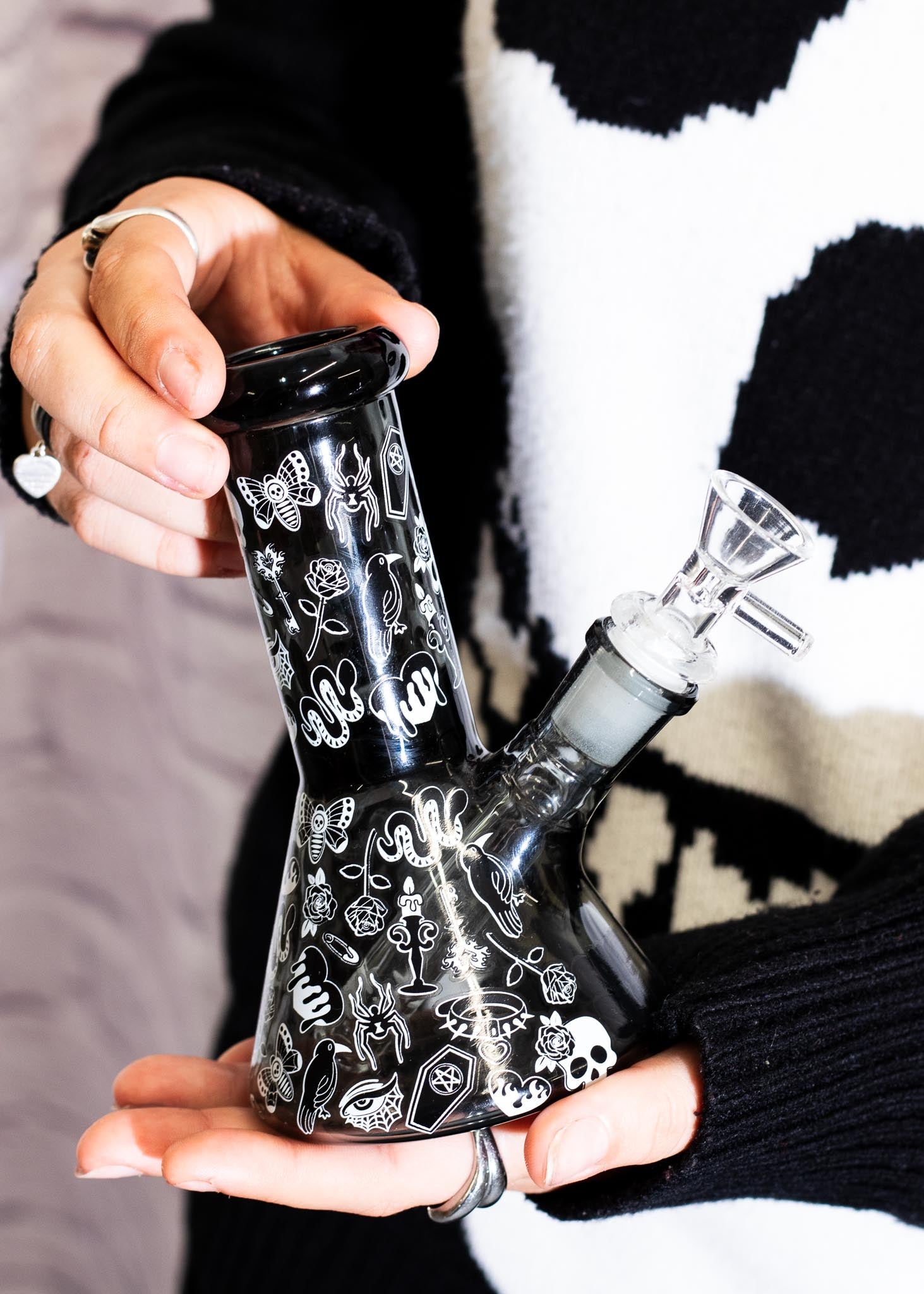 mini goth girl bong