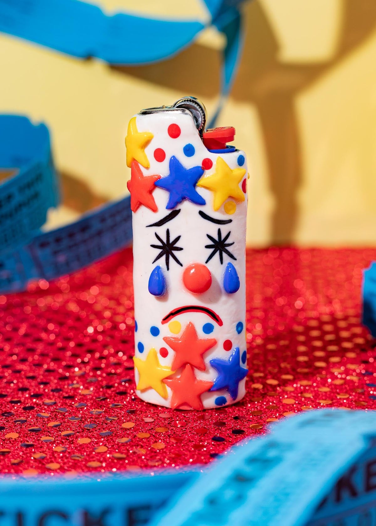 CLOWN BIC LIGHTER CASE