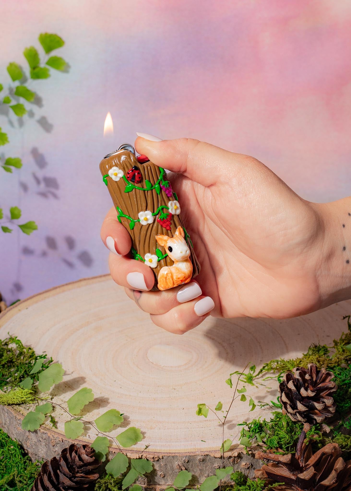 WOODLAND CREATURES LIGHTER CASE