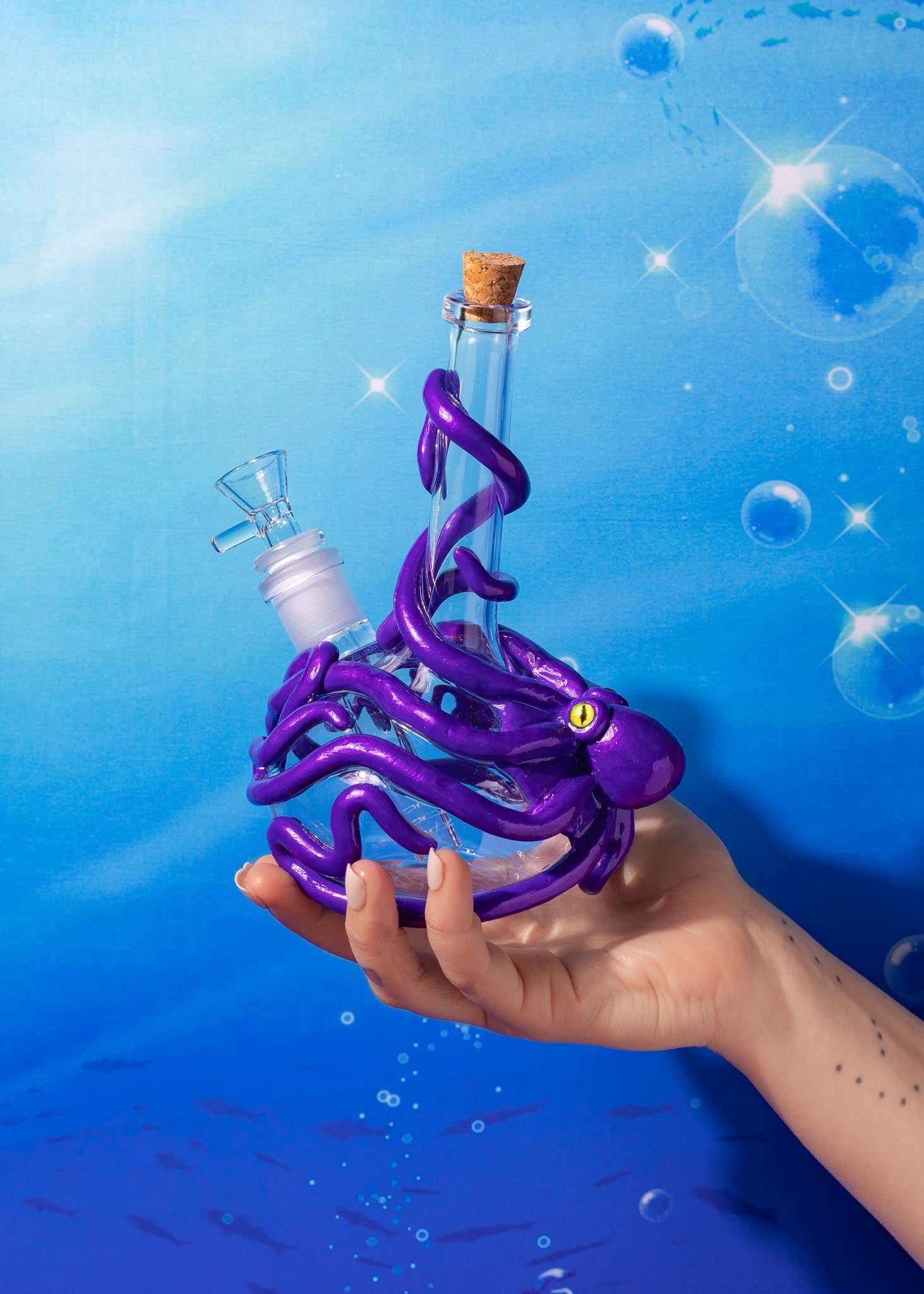 OCTOPUS BOTTLE BONG