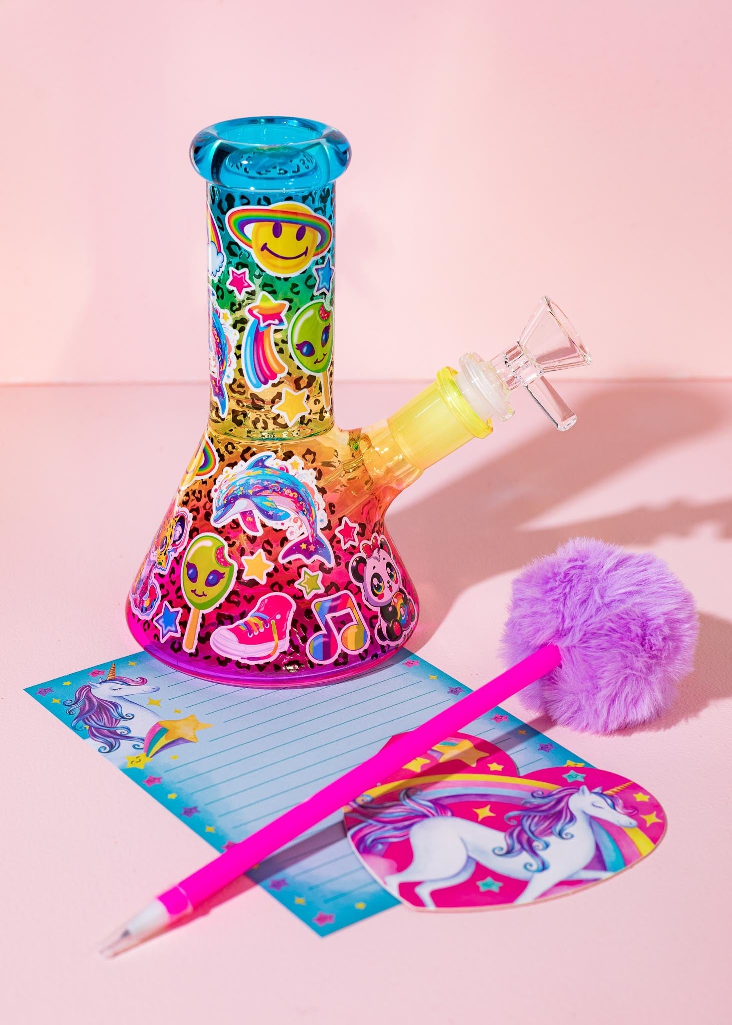 RAINBOW ANIMALS BONG 6"