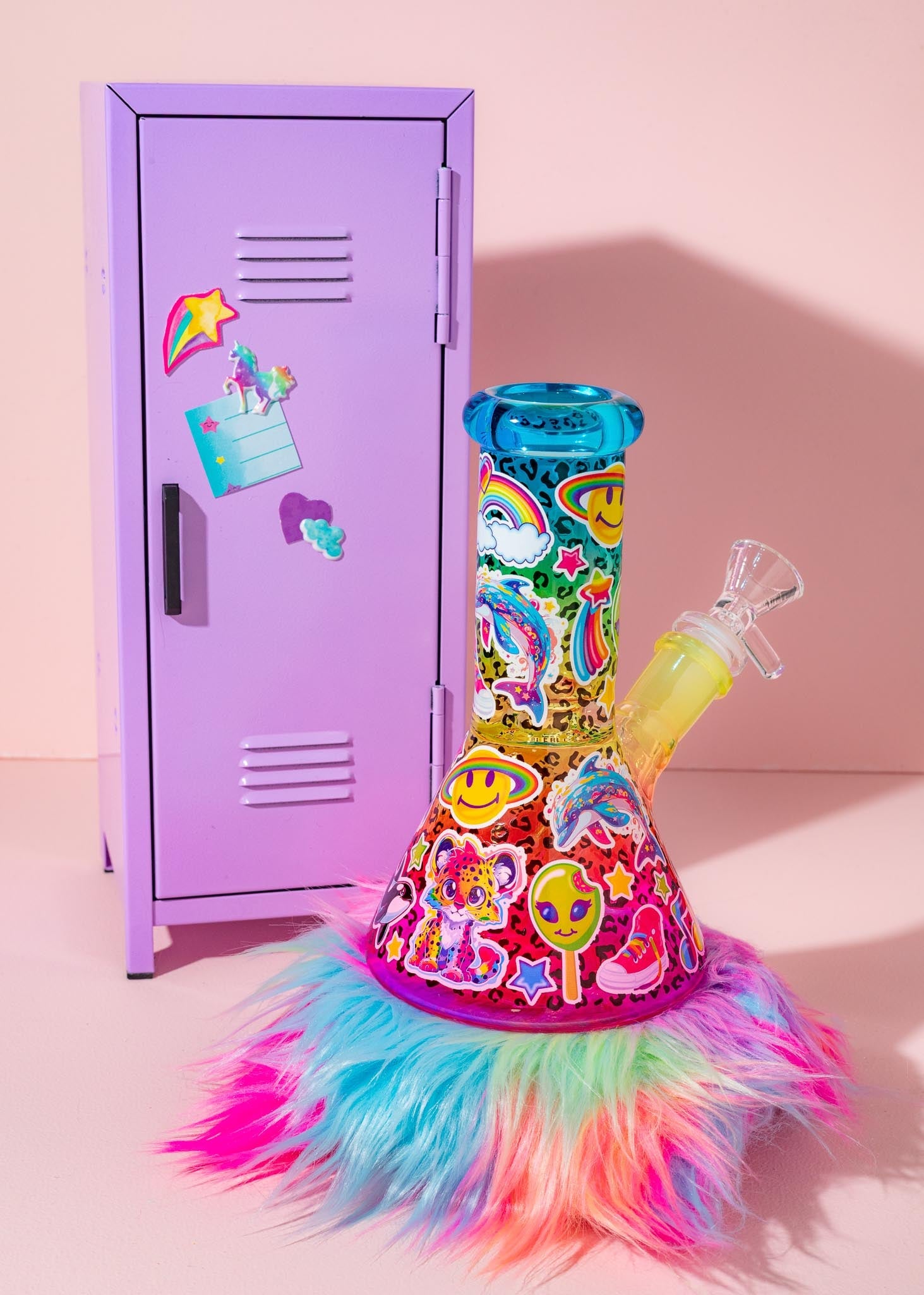 RAINBOW ANIMALS BONG 6"