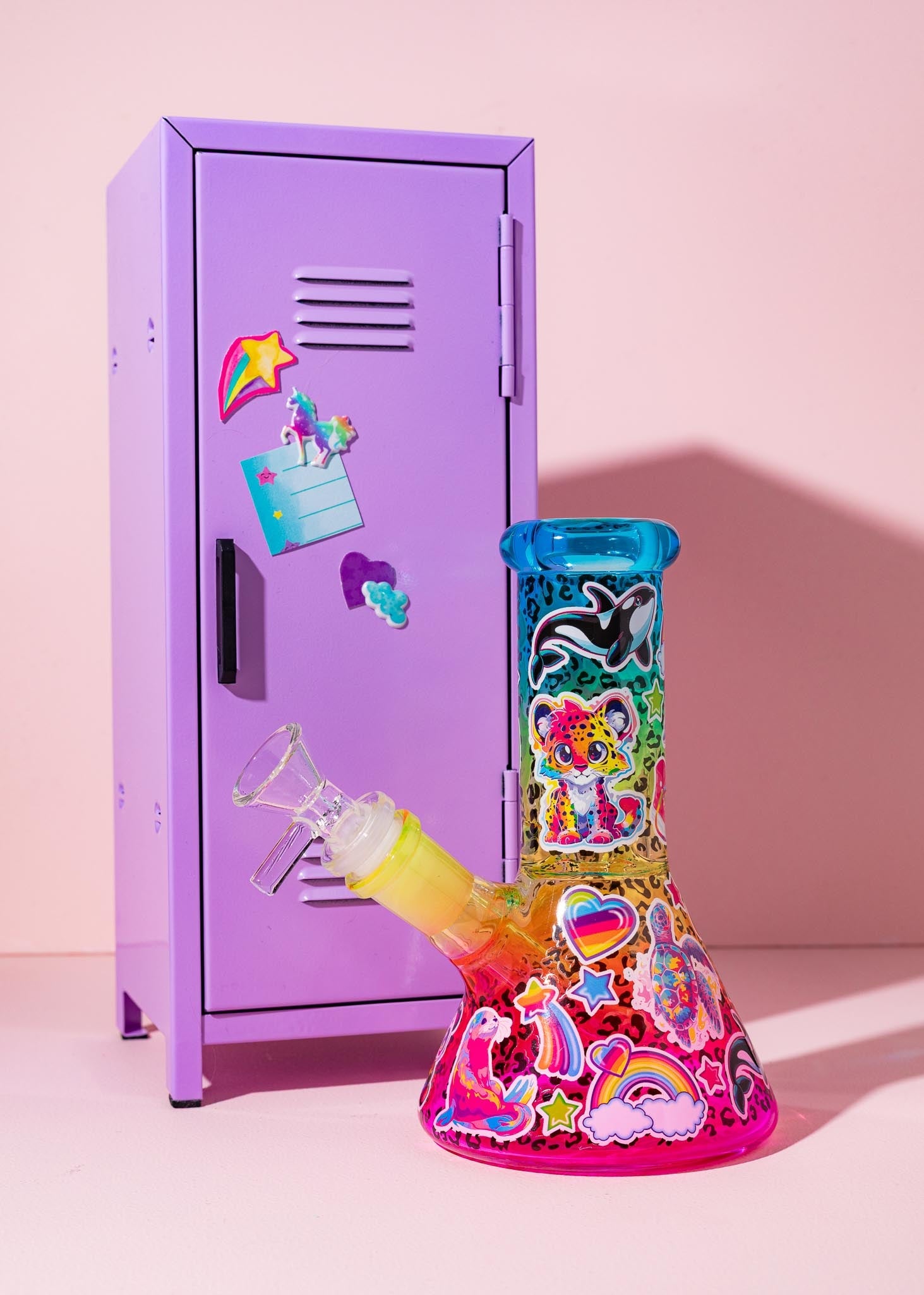 RAINBOW ANIMALS BONG 6"