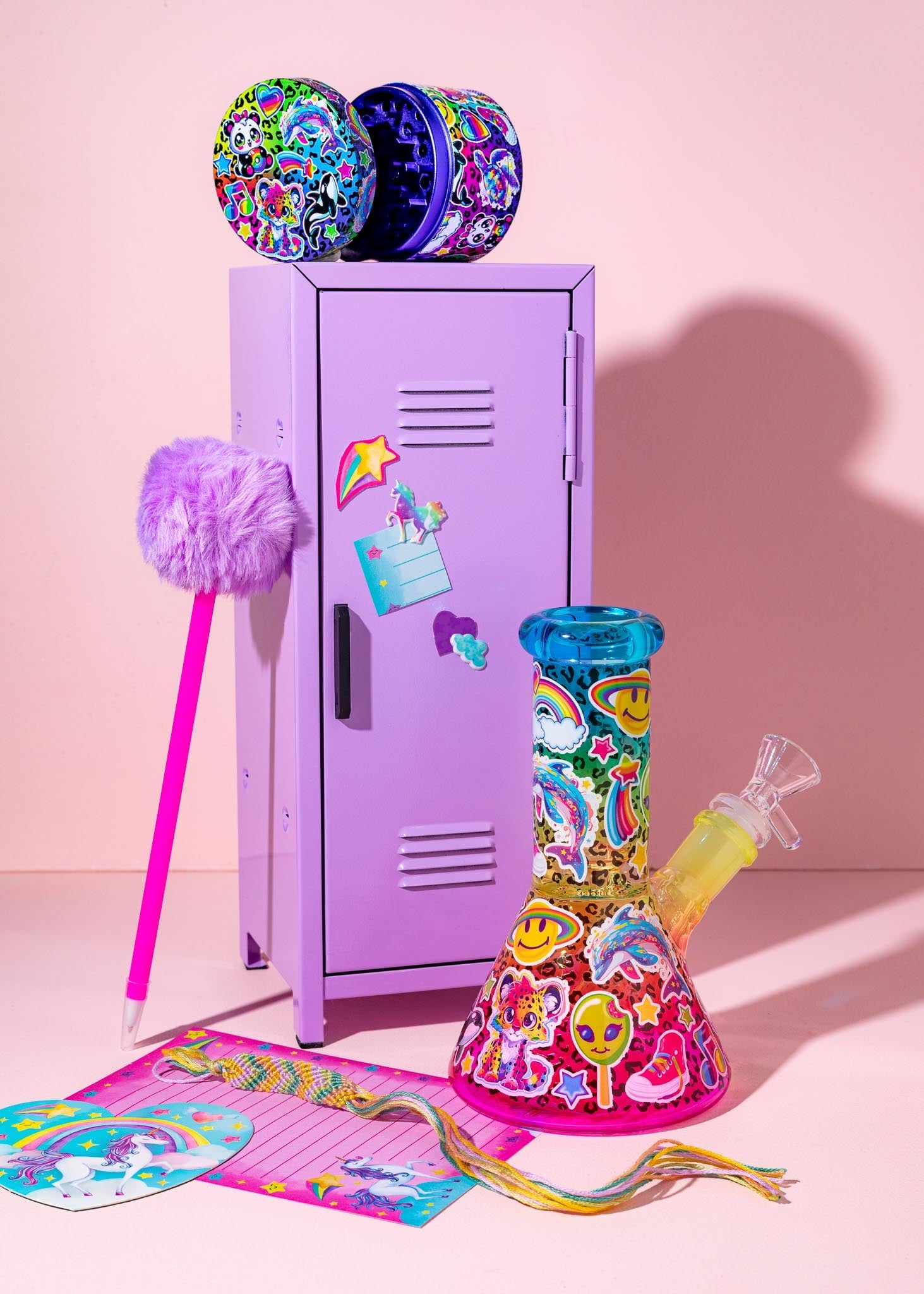 RAINBOW ANIMALS BONG 6"