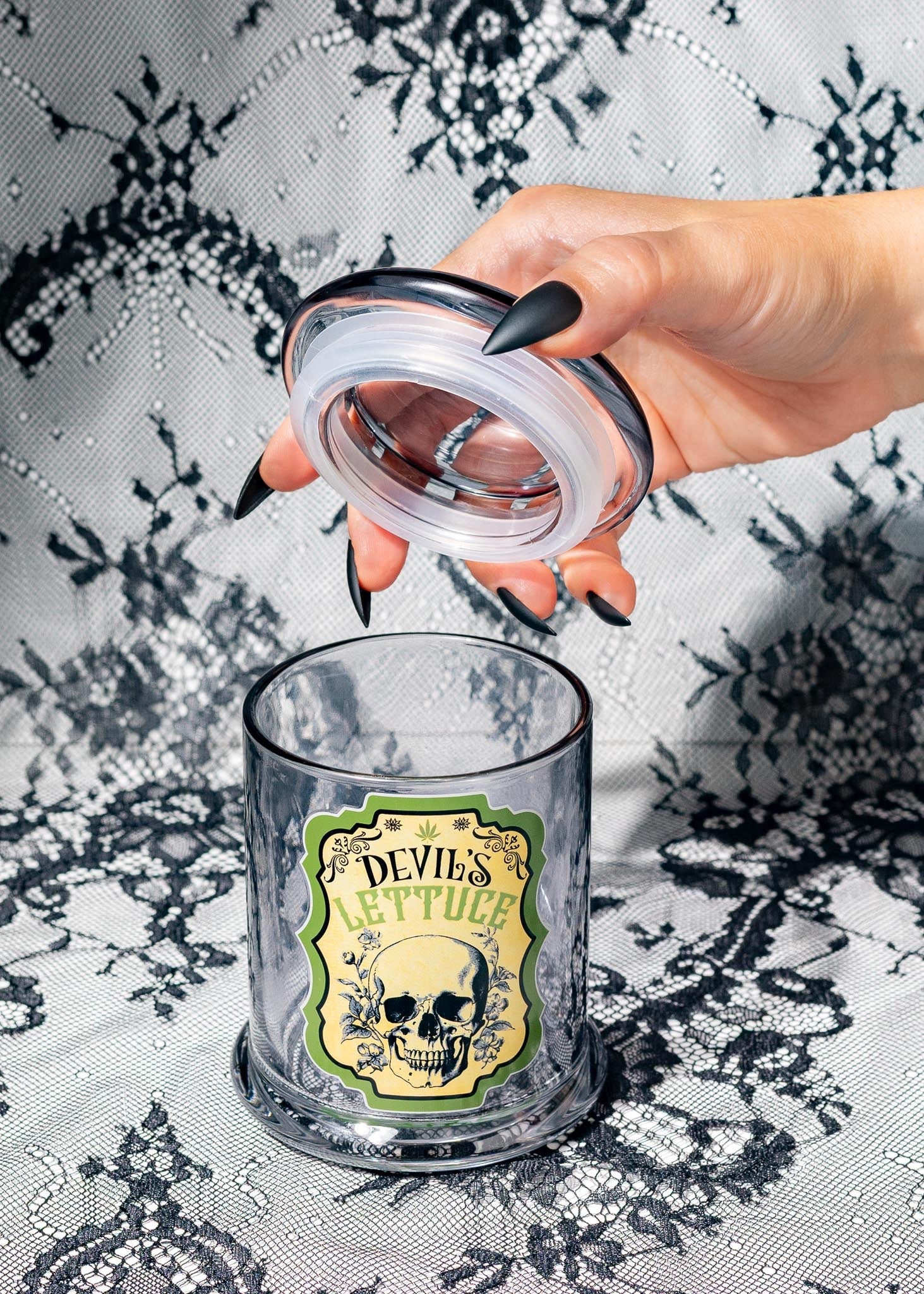 DEVIL’S LETTUCE STASH JAR