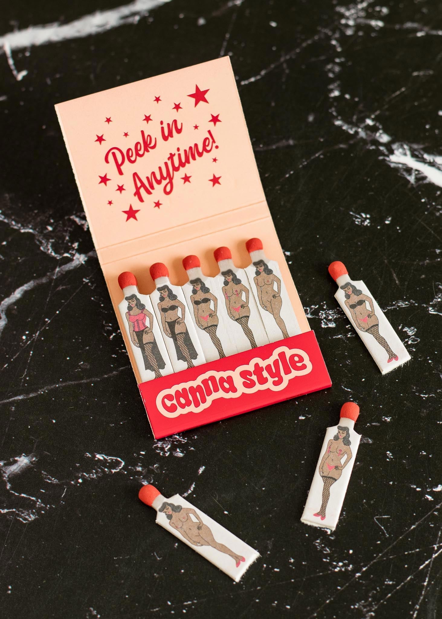 burlesque matchbook