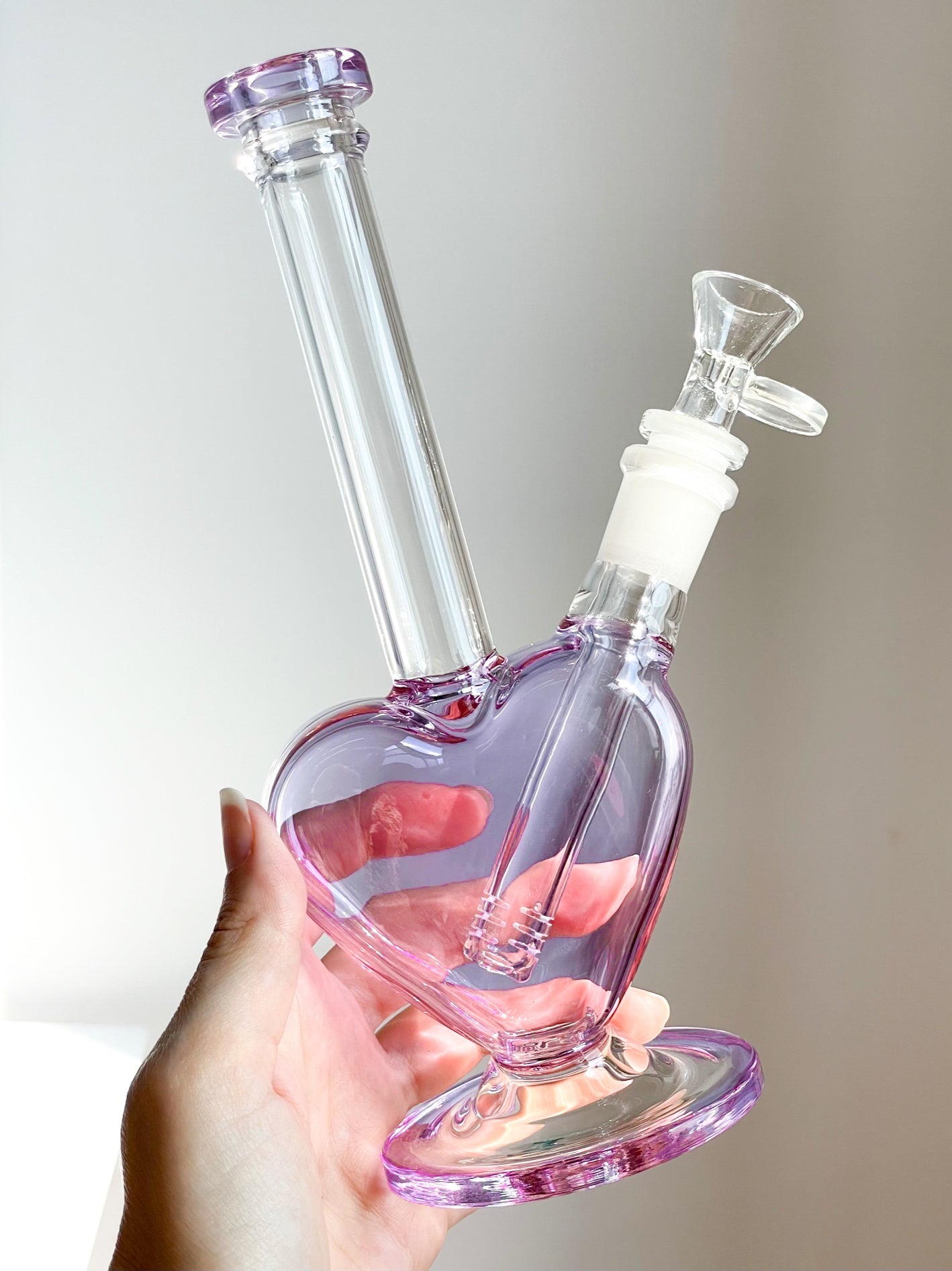 Purple Heart Water Pipe