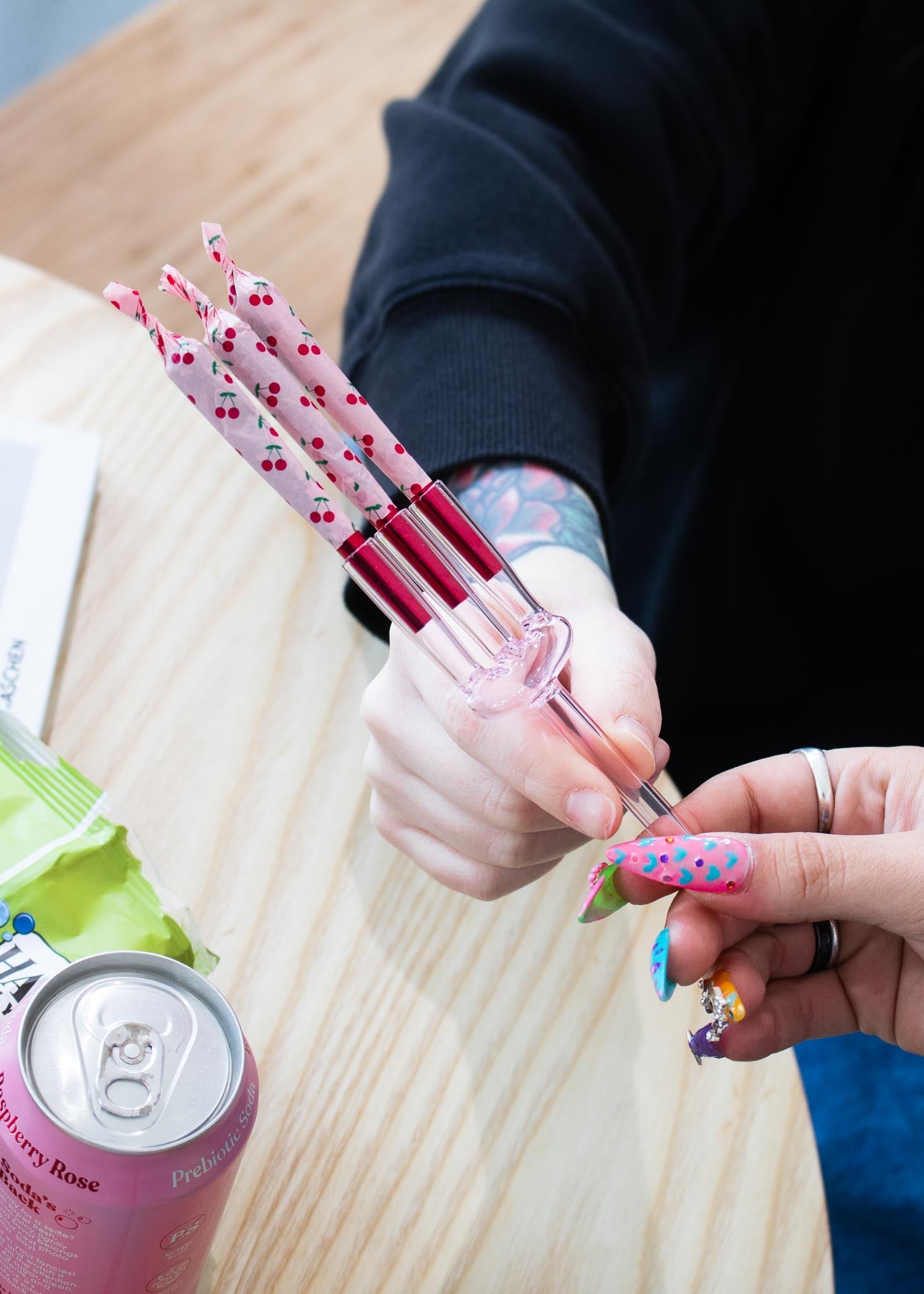 TRIPLE JOINT HOLDER - PINK