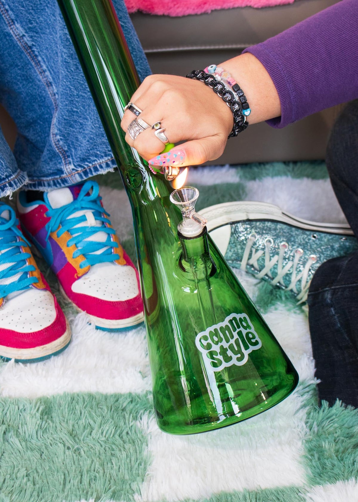 XXL BONG 40" - GREEN