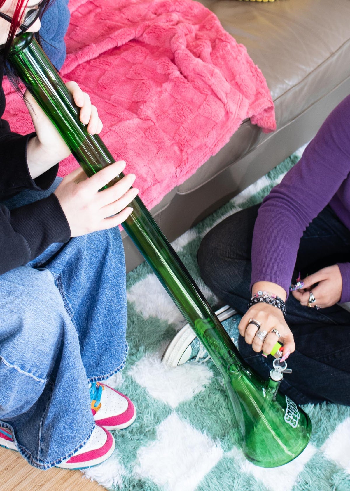 XXL BONG 40" - GREEN