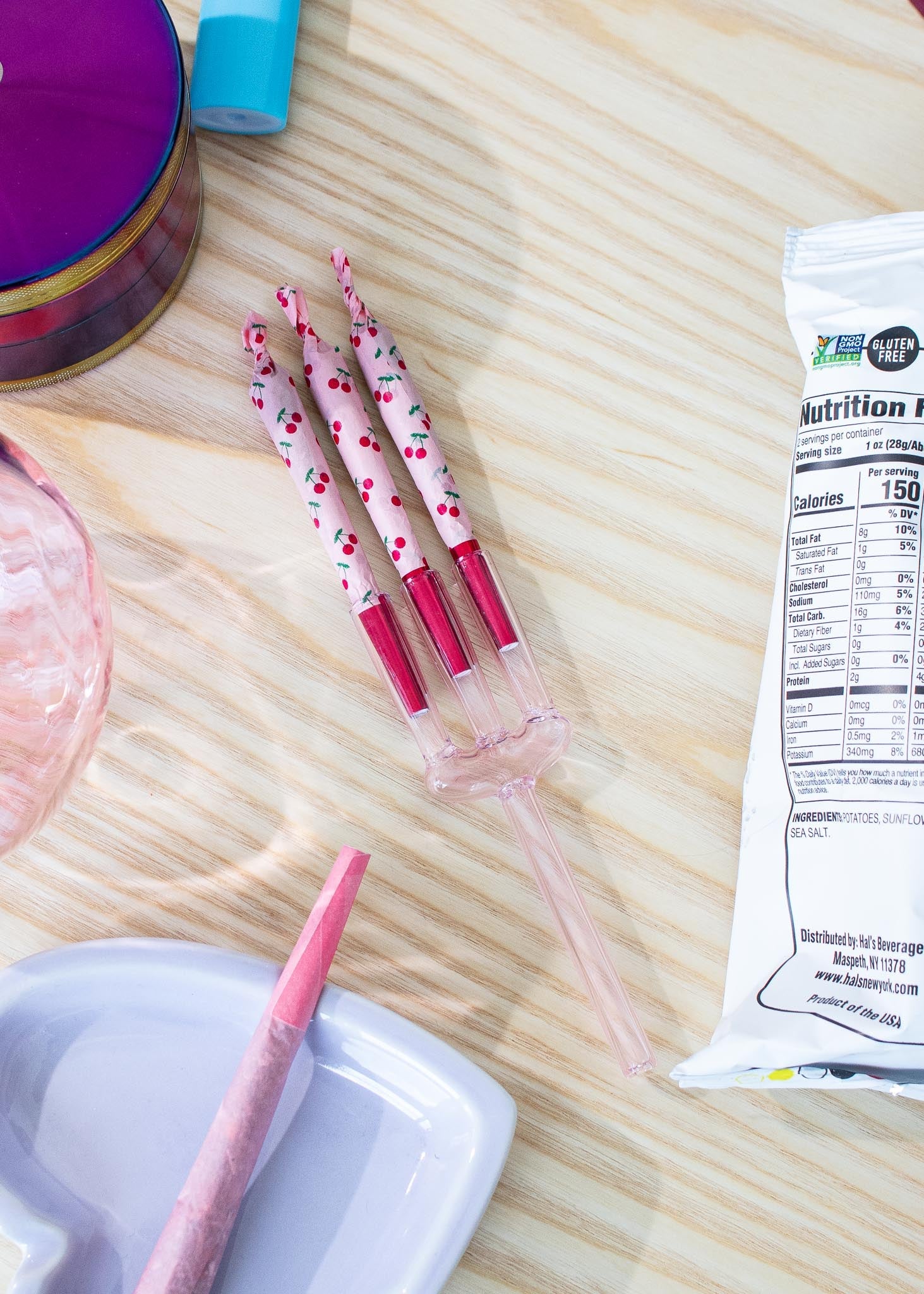 TRIPLE JOINT HOLDER - PINK