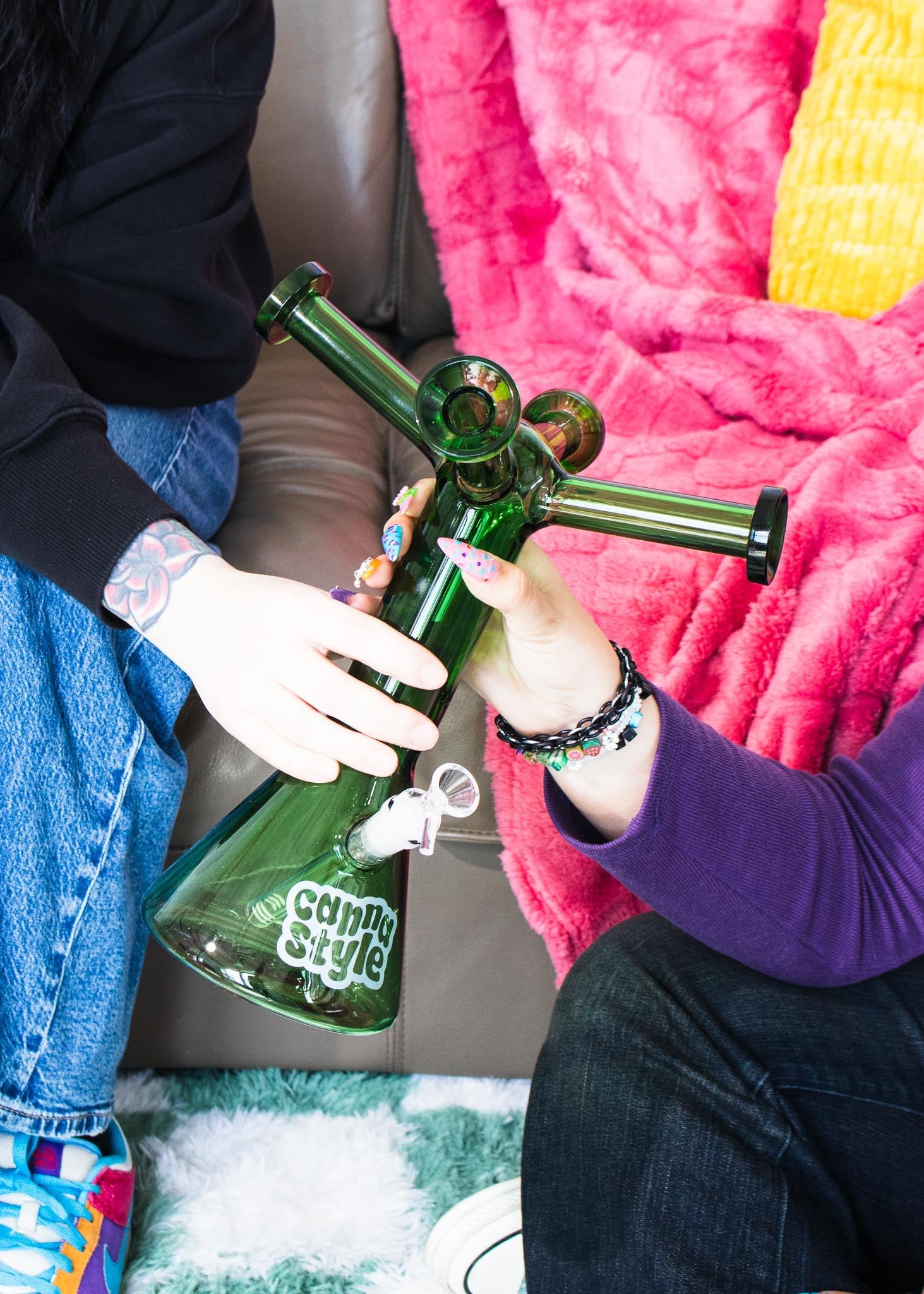 HUNGRY HUNGRY HIPPOS BONG - GREEN