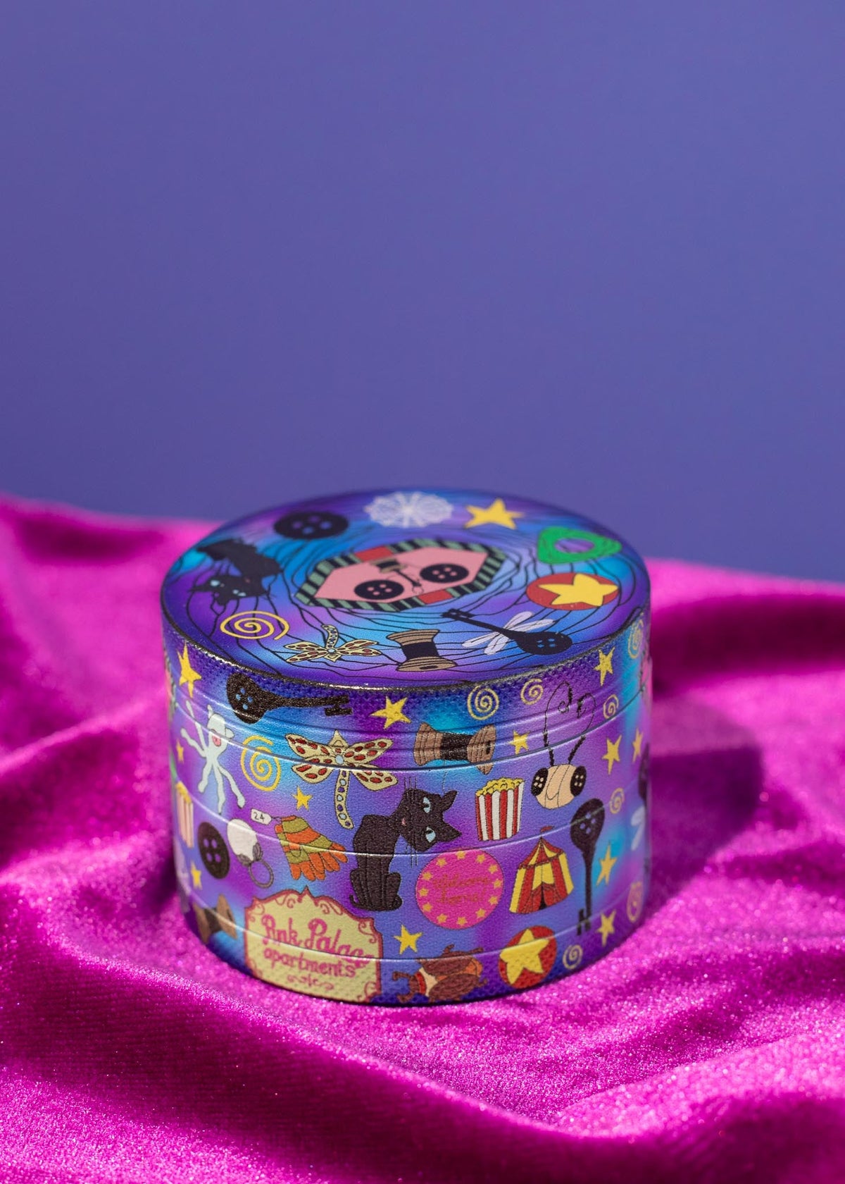 button eyes grinder