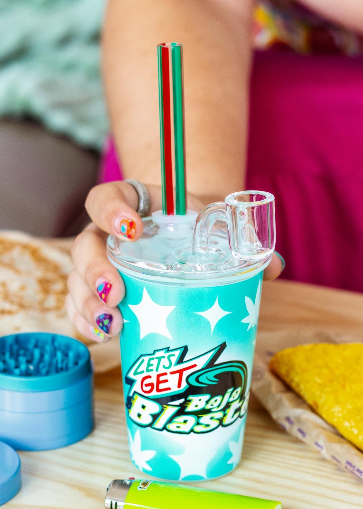 soda cup rig