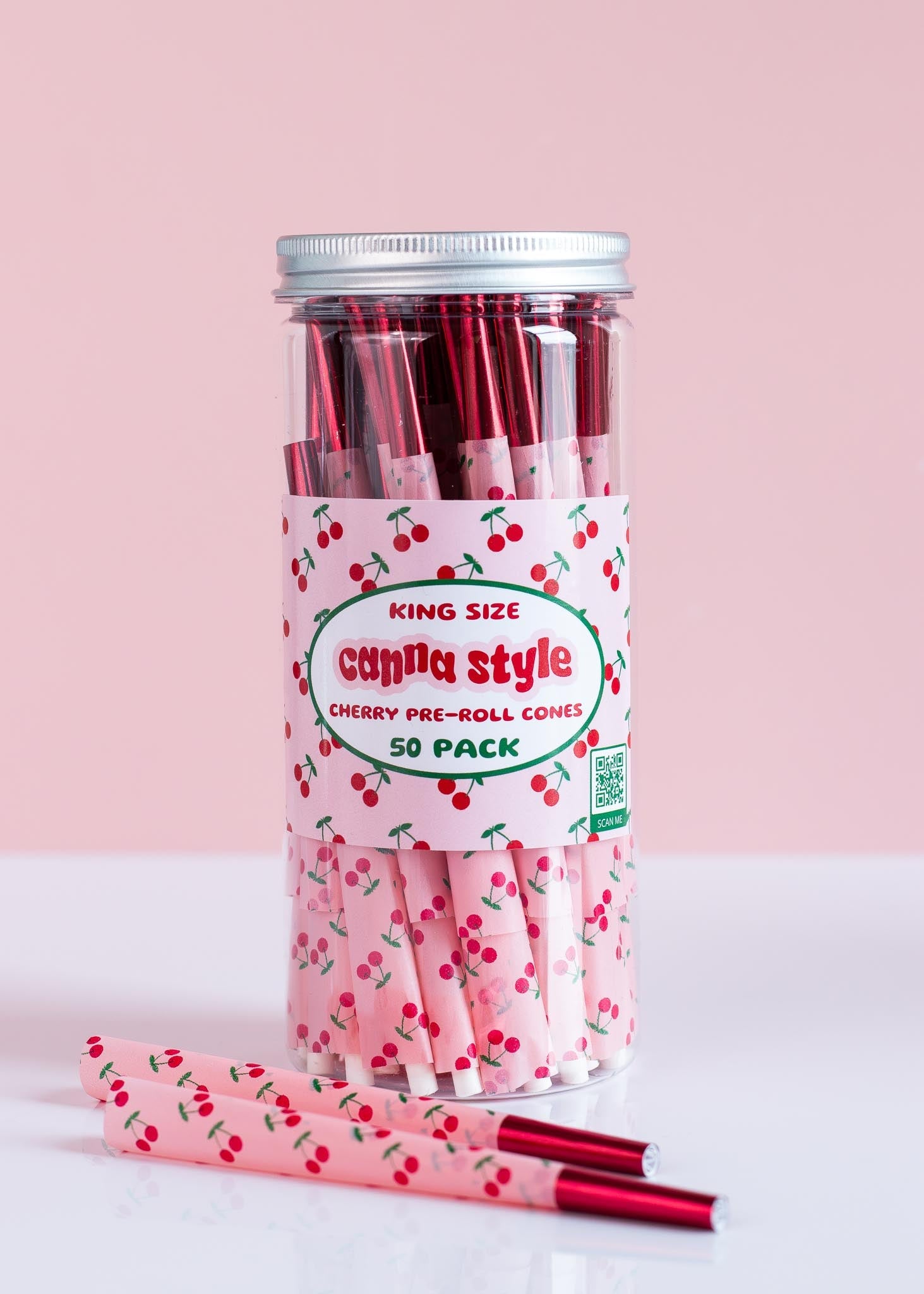 PINK CHERRY CONES (50-pack)