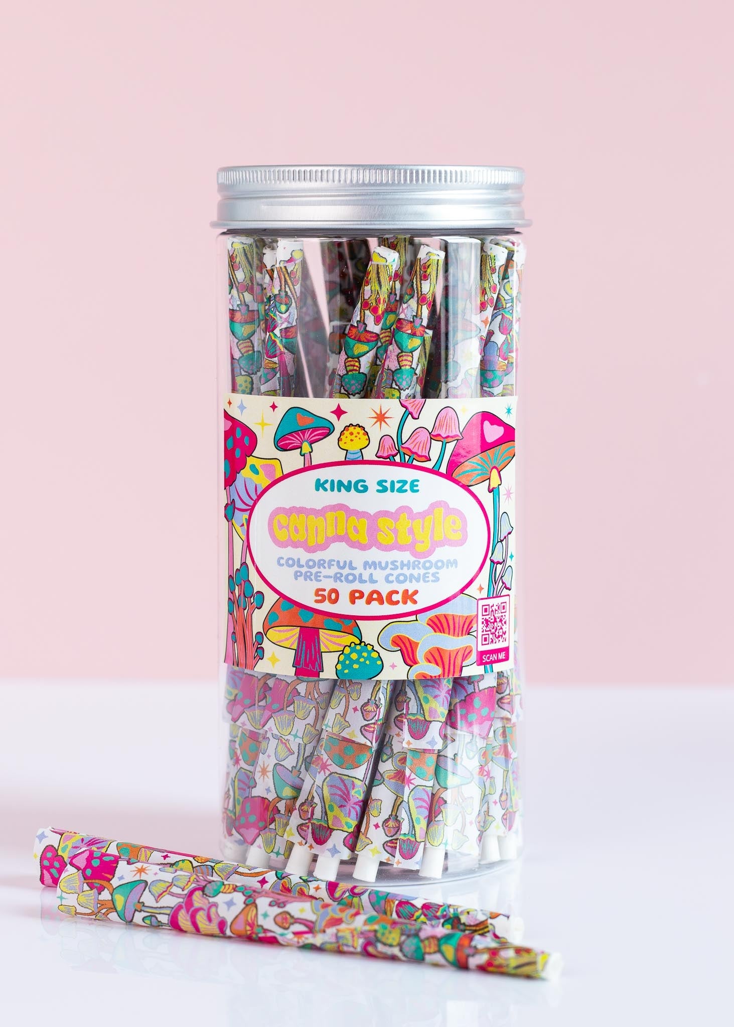 COLORFUL MUSHROOM CONES (50-pack)