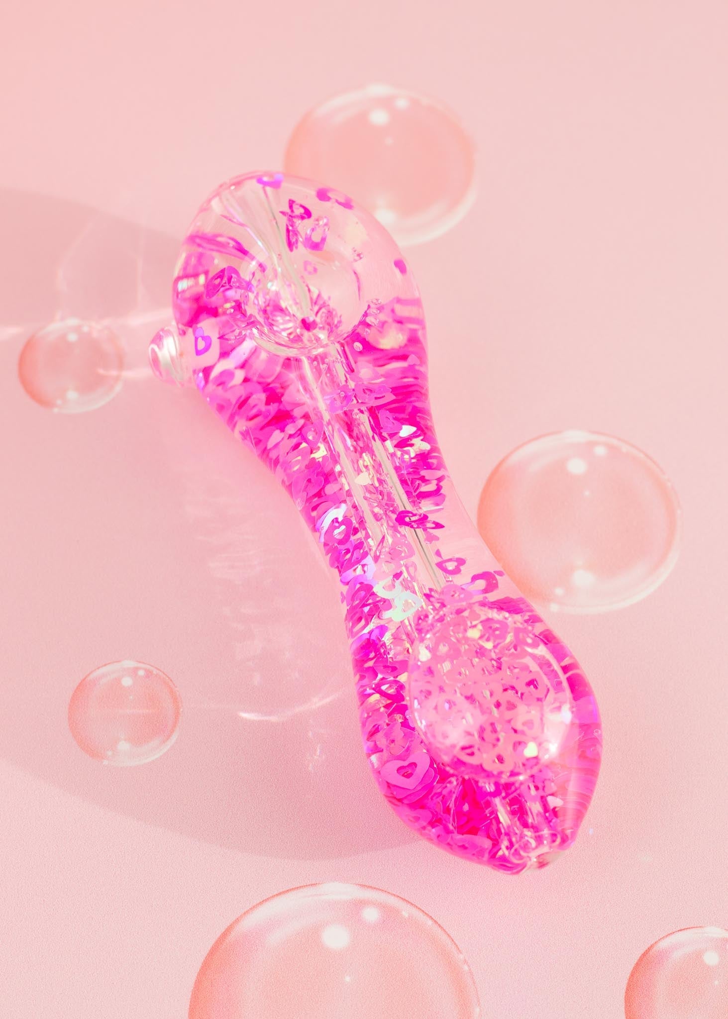 heart glitter pipe