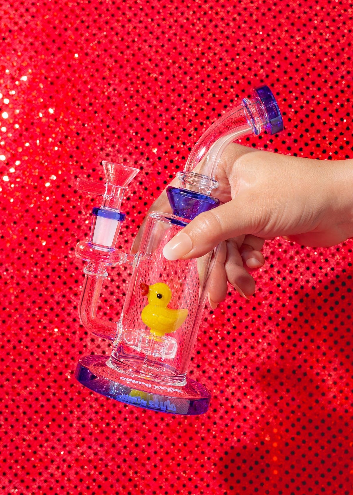 RUBBER DUCK FIGURINE BONG