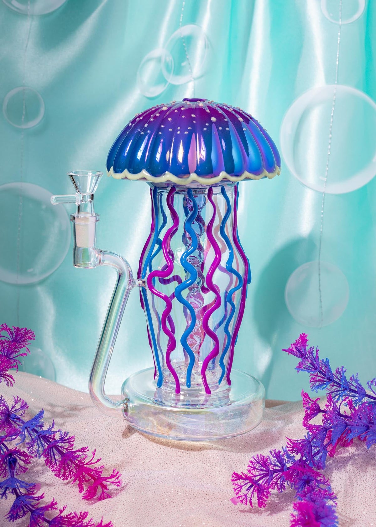 IRIDESCENT JELLYFISH BONG