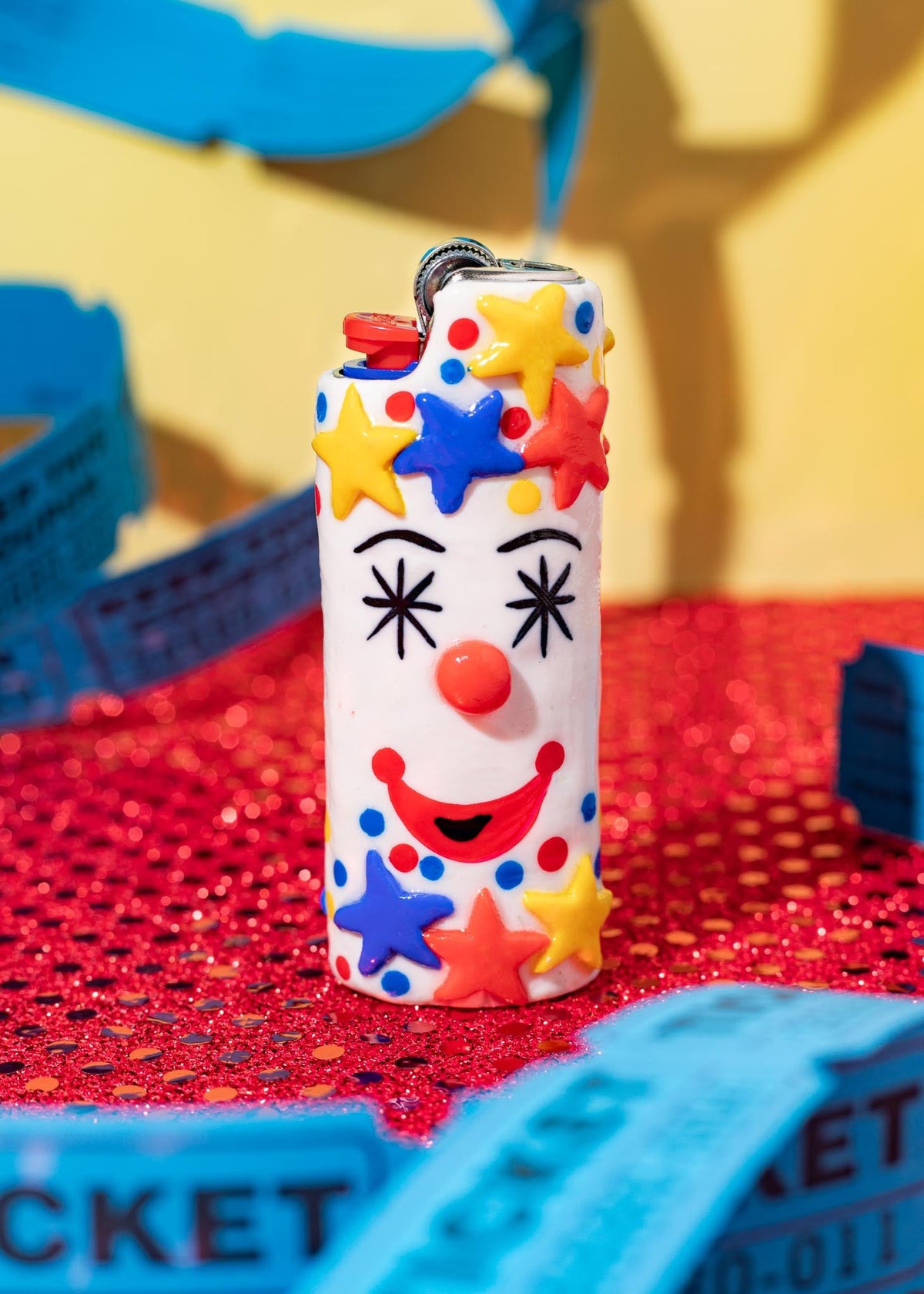 CLOWN BIC LIGHTER CASE