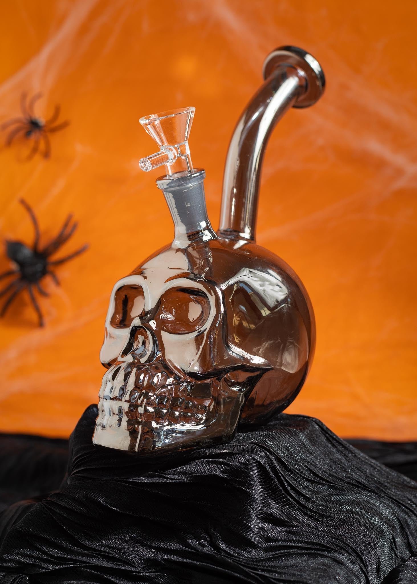 IRIDESCENT SKULL BONG