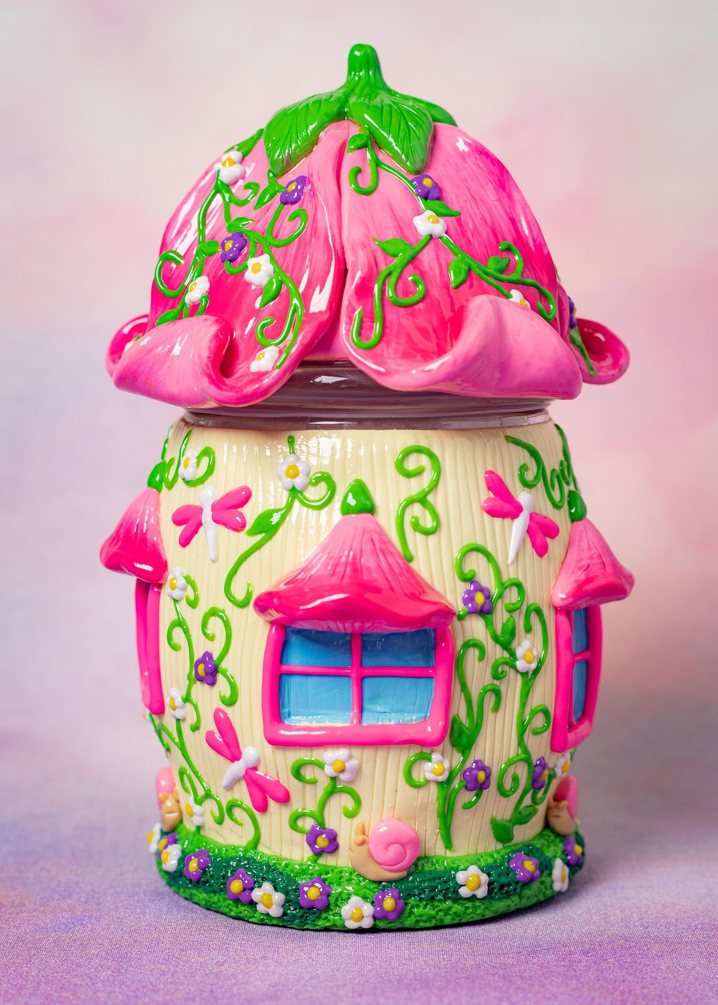 FAIRY HOUSE STASH JAR