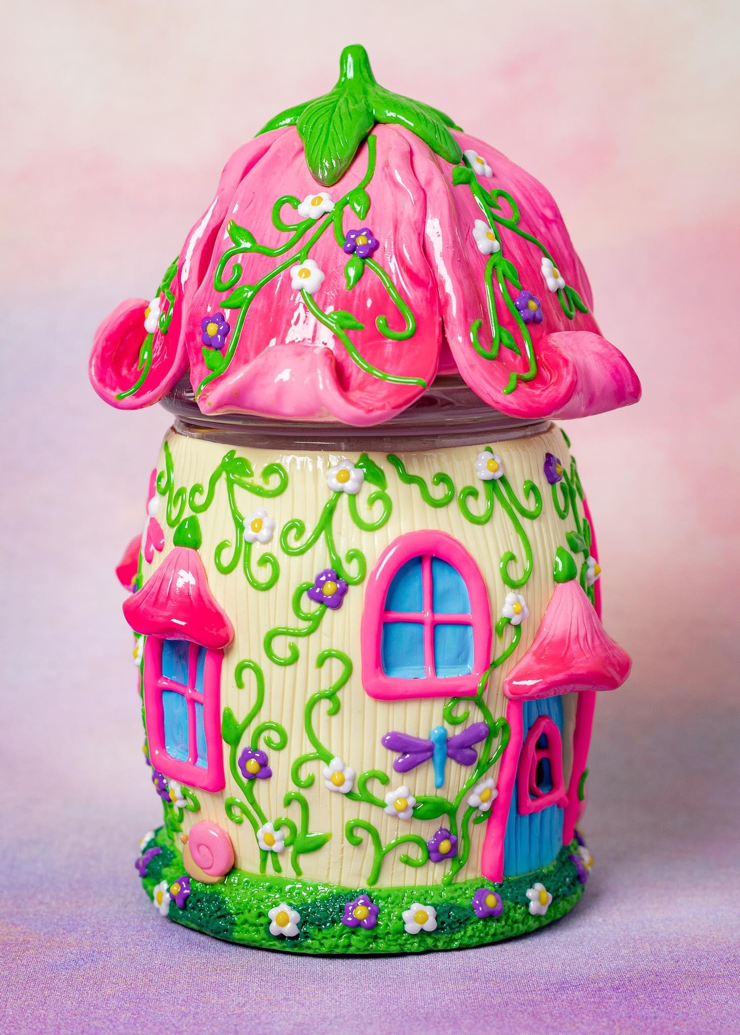 FAIRY HOUSE STASH JAR